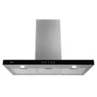 Coifa de parede infinity 90 cm vidro digital touch preto 127v - fischer