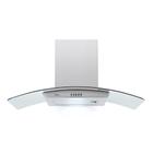 Coifa de Parede Midea 90cm Vidro Inox RGB902 220 Volts