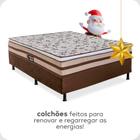 Col box acoplado master c/pillow casal 138 x 188 x 64 tec sued