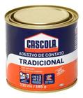 Cola Adesiva Cascola COLA DE CONTATO TRADICIONAL SEM TOLUOL 230ML/195G HENKEL de 195g - Incolor