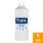 Cola Branca Pratik Extra 1Kg Embalagem com 6 Unidades