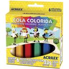 Cola colorida 23g 6 un Acrilex