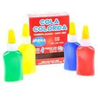 Cola colorida 4 frascos com 25g aplicola