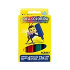 Cola Colorida ACRILEX com 4 cores 23g