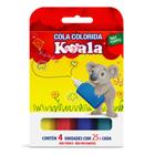 Cola Colorida Koala Não Toxico Com 4 Unidades 25g Não Inflamável