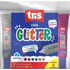 Cola com Glitter TRIS Glitter 33G 6CORES - Summit