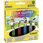 Cola Glitter 6 Cores 23g - Acrilex