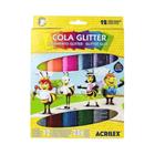 Cola Glitter Acrilex 23g 12 Cores