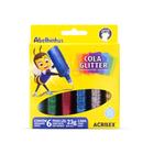 Cola Glitter Acrilex 6 Cores 23g