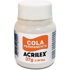 Cola Pano Permanente Tecido Acrilex Pote 37G Caixa com 12