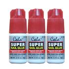 Cola para unhas Cala Super Professional Salon Quality 3 frascos