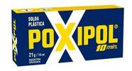 Cola Poxipol Solda Plastica Epoxi Cinza Forte 21 Gr 14ml