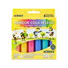Cola Relevo Agricor Glitter 06 Cores 20g - Acrilex