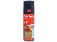 Cola Spray Super 77 3 M Ideal Para Isopor Papel Cortiça Espuma Tecido Madeira Secagem rápida