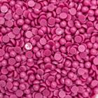 Colagem Meia Pérola Plástico Rosa Escuro 4mm 1000pçs 20g - Macall