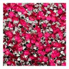 Colagem Redondo Strass Rosa 4mm 1000pçs Acrílico Biju 10g - Macall