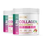 Colágeno com Ácido Hialurônico . LinCollagen saúde para o cabelo, pele e unha