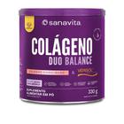 Colágeno Duo Balance Sabor Abacaxi com Hortelã 330g  Sanavita