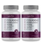 Colageno Hidrolisado 1000mg com Vitamina C + Biotina - Kit 2 Potes - Fórmula Concentrada Lauton