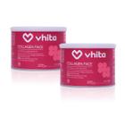 Colágeno Hidrolisado Verisol Com Ácido Hialuronico Em Pó sabor Frutas Vermelhas 30 doses Vhita ( 2 unidades)