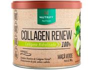 Colágeno I e III Nutrify Renew em Pó 300g - Maçã Verde Natural