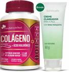 Colágeno Verisol +Ácido Hialurônico 120 Caps + Creme Clareador Facial 60g - Flora Nativa do Brasil