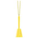 Colar Amscan Yellow Clacker Plastic 36 cm Pacote com 1