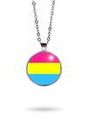 Colar Bandeira do Orgulho Pansexual LGBTQIA+ Unissex