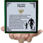 Colar Borboleta Presente Aniversário de Pai Viking Para Filha Prata Esterlina 925 + Dedicatória