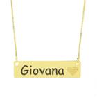 Pulseira Feminina Personalizada Nome Giovana Banhada Ouro 18K - 999002335 -  Shop Horus - Pulseira e Bracelete - Magazine Luiza