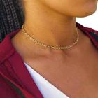 Colar Choker com Correntes Elos Grumet Softjoias Folheado em Ouro 18K