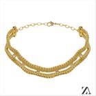 Colar Choker Corrente com Micro Zircônia