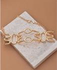 Colar Choker Inspiração Thassia Naves Folheado Ouro 18k Dourado Moda Blogueira Lançamento Tendência Gargantilha
