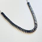 Colar Choker Riviera Grafite em Aço Inox