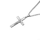 colar de jesus cruz crucifixo em aço inox pode molhar não escurece alto qualidade masculino feminino