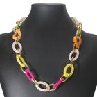 Colar Feminino Choker Corrente Moda Blogueira Várias Cores - colar 0027