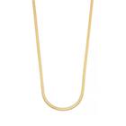 Colar Feminino Choker Fita Laminada Banhado A Ouro 18k - Avena Joias