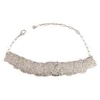 Colar Feminino Choker Prateado Maxi Queen Electra