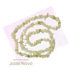 Colar Fio Cascalho Pedra Natural Jade Novo - Pureza