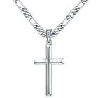 Colar Masculino Ursteel Silver Cross - Prata Esterlina 50cm