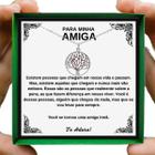 Colar Ouro Feminino Presente Aniversário Amiga Árvore Vida + Dedicatória