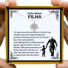 Colar Ouro Presente Aniversário Filha Pingente Árvore Vida Pai Viking + Dedicatória