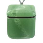 Colar Pedra Quartzo Verde Difusor Aromaterapia Ranhurado
