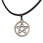 Colar Pentagrama com aro 17mm Wicca Estrela 5 Pontas - Sunshine Cristais