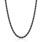 Colar West Coast Jewelry Crucible masculino em aço inoxidável preto