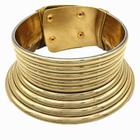 Colar Wokex African Golden Alloy Collar Choker para mulheres