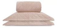 Colcha Cama Casal 3p Velvet Rosa - Appel - APPEL INDUSTRIAL LTDA