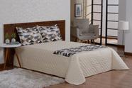 Colcha Cama Queen Xale Geometrico 4 Peças