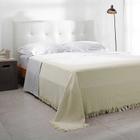 Colcha Casal cobre leito Buddemeyer 2,30m X 2,50m Lisa Protetora Decorativa Pet Manta Para Sofa Retratil