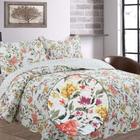 Colcha Cobre Leito Jogo de Cama Casal Patchwork estampado Dupla Face 2.20x2.40